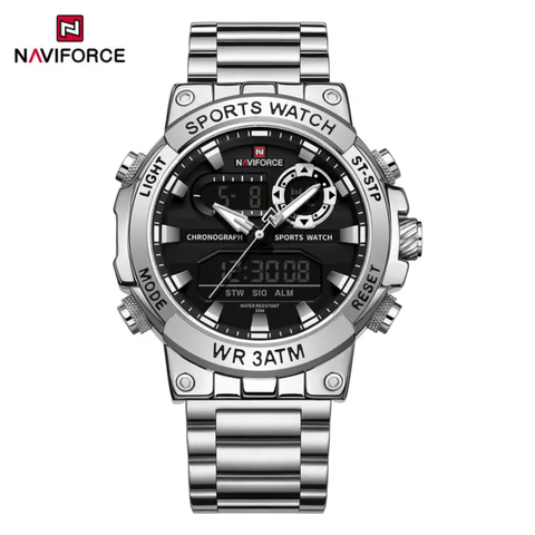 Naviforce 9237 LCD Double Display quartz digital Watch