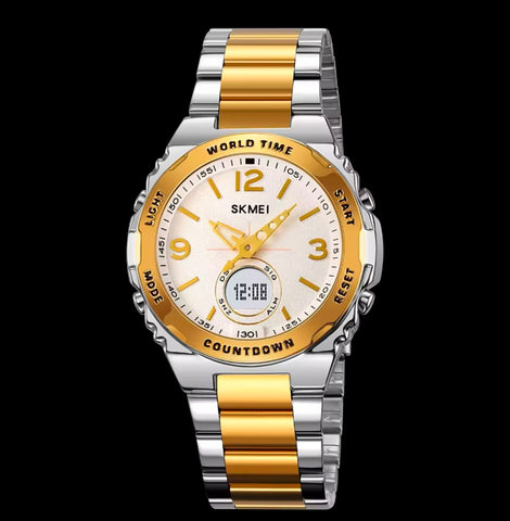 SKMEI 2310 Stainless steel Reloj Hombre Waterproof Electronic Watch