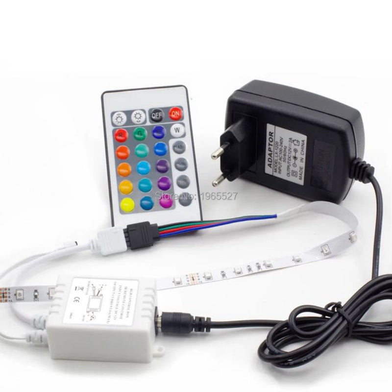 5M Smart RGB LED Strip Lights with Remote & USB