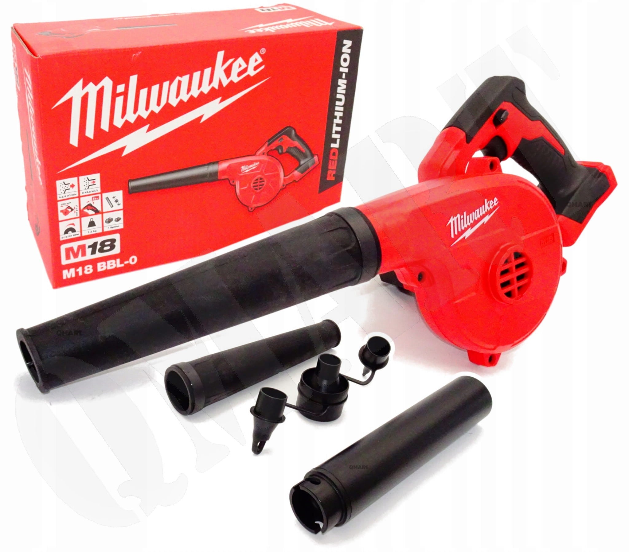 Imported Milwaukee 88v air blower with double betteries