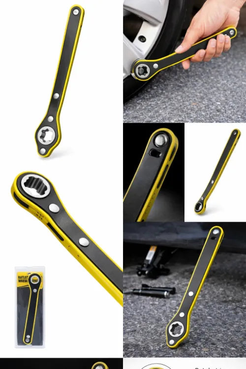 Car Jack Ratchet Wrench Tool Labor-saving Wrench Car Repair Tool