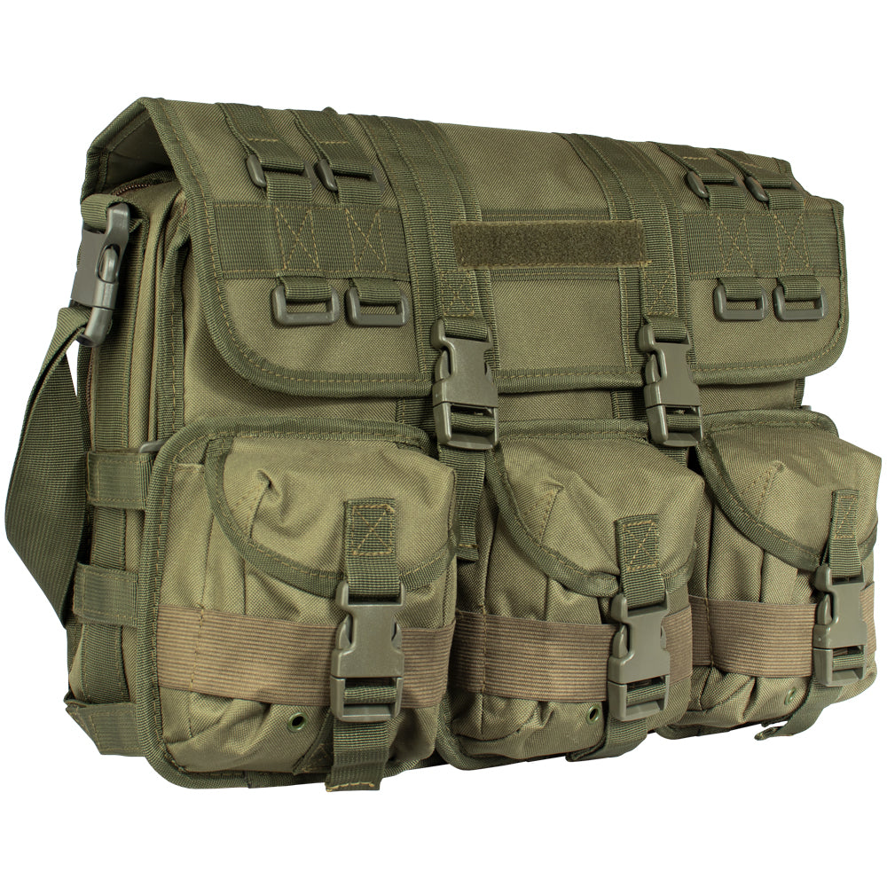 USA MOLLE Tactical Military Laptop Field Briefcase Shoulder Bag Heavy Duty