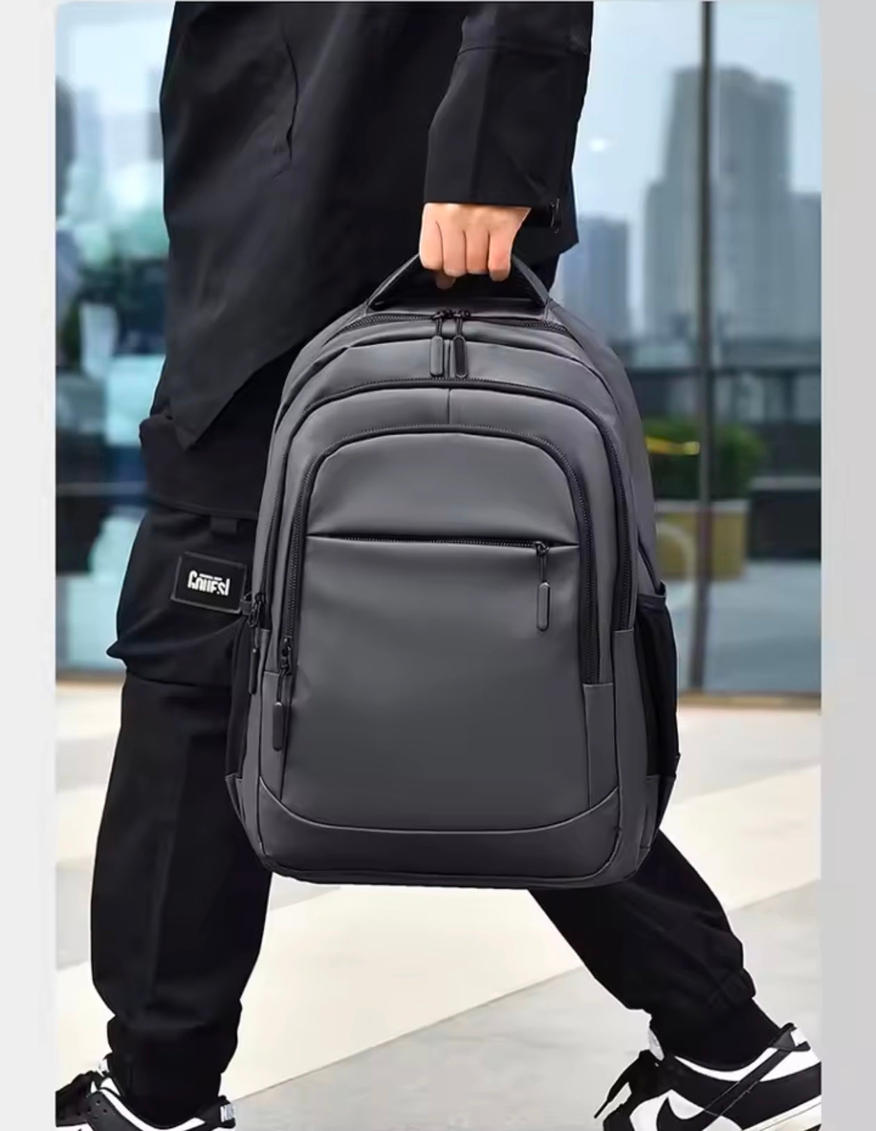 British Style Travel Backpack Casual Business Trip Computer Double Shoulder Bag