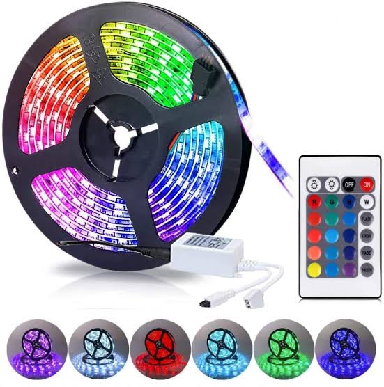 5M Smart RGB LED Strip Lights with Remote & USB