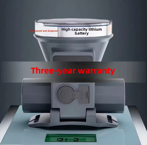 Waterproof Rechargeable Power Headlight power display TYP-C fast charging