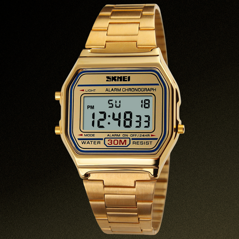 Skmei LED Digital Steel Military Waterproof Wristwatches SKMEI 1123