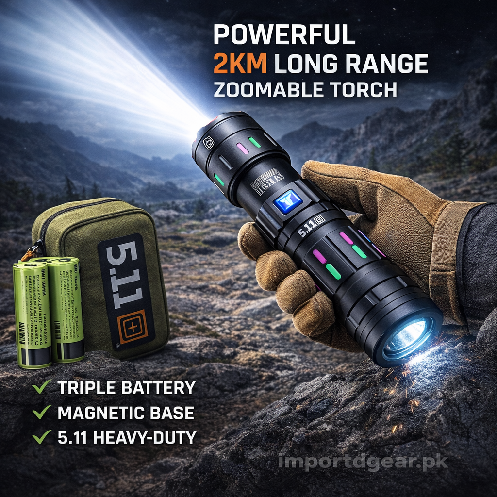 2km 5.11 Digital alloy aluminum High beem Led Flashlight 5.11 Digital