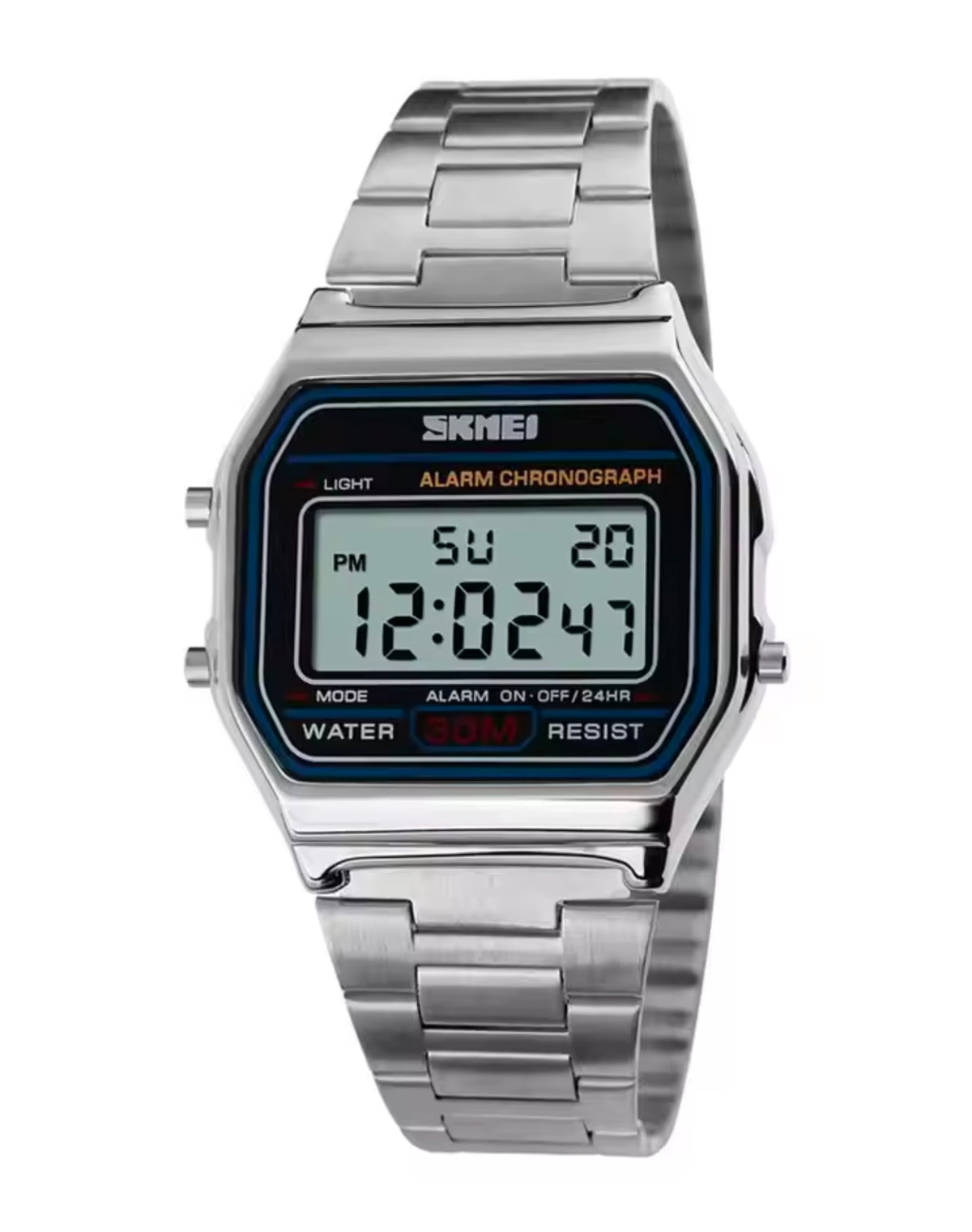 Skmei Top Brand Luxury Stainless Steel 3Bar Waterproof