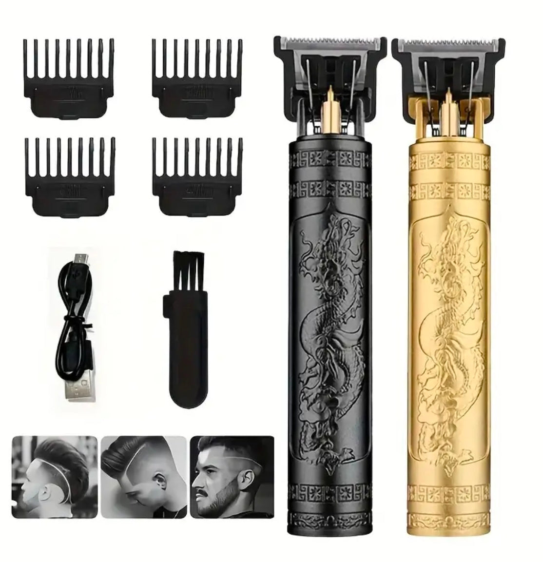 T9 Hair Trimmer Professional Rechargeable Beard Trimmer Titanium Cordless