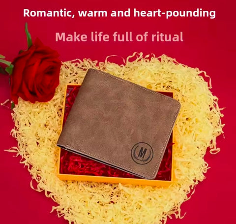 Masland Men's Short Ultra-Thin Leather Wallet Multi-Card Slot