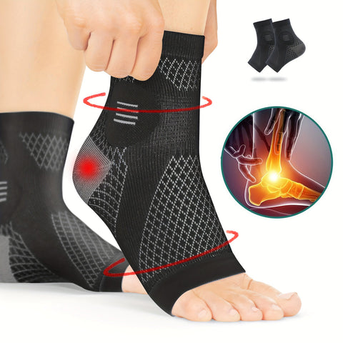 2pcs Arch Support & Ankle Compression Socks