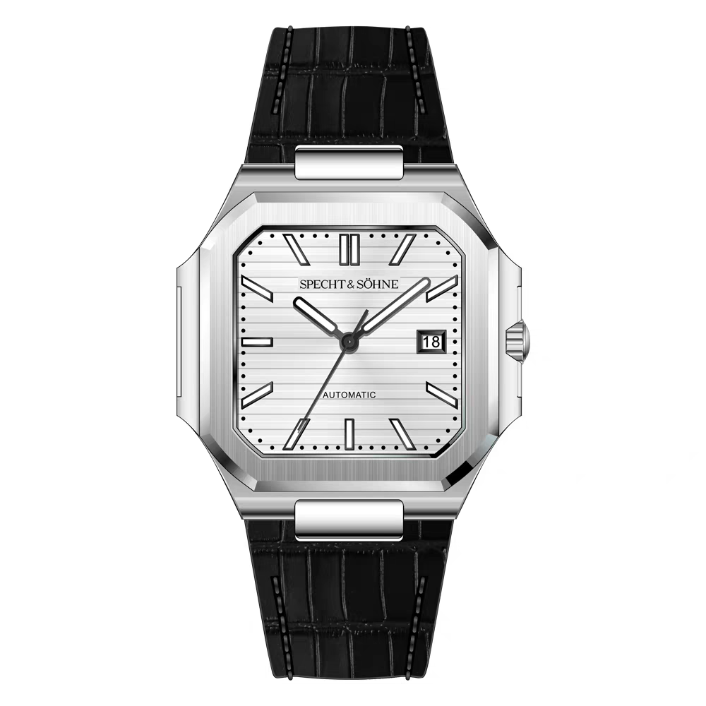 Sp &So Men's Classic Cubic Watch 50M Waterproof Luminous