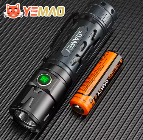 Yemao Long Range Flash light & Power Bank Rechargeable