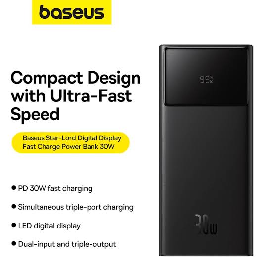 Baseus Star-Lord 20000mAh Power Bank 22.5W