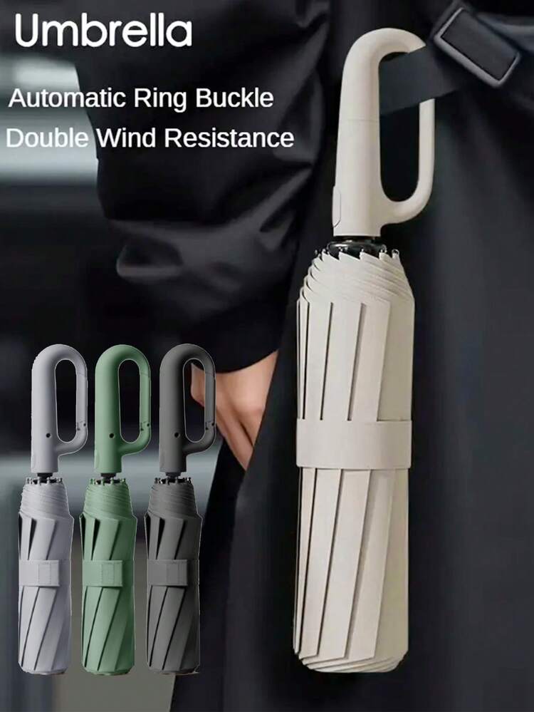 AUTOMATIC Bone Ring Buckle Umbrella Lightweight