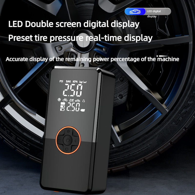 Jump Starter Cordless Tire Inflator - Air Compressor & Power Bank
