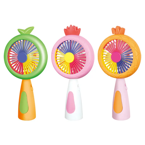 Rechargeable & Portable LED Lighting Mini Fan colorfull fan