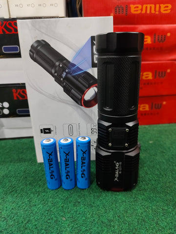 Flashlight USB Rechargeable Super Bright Tactical Torch Powerful Reflective Light