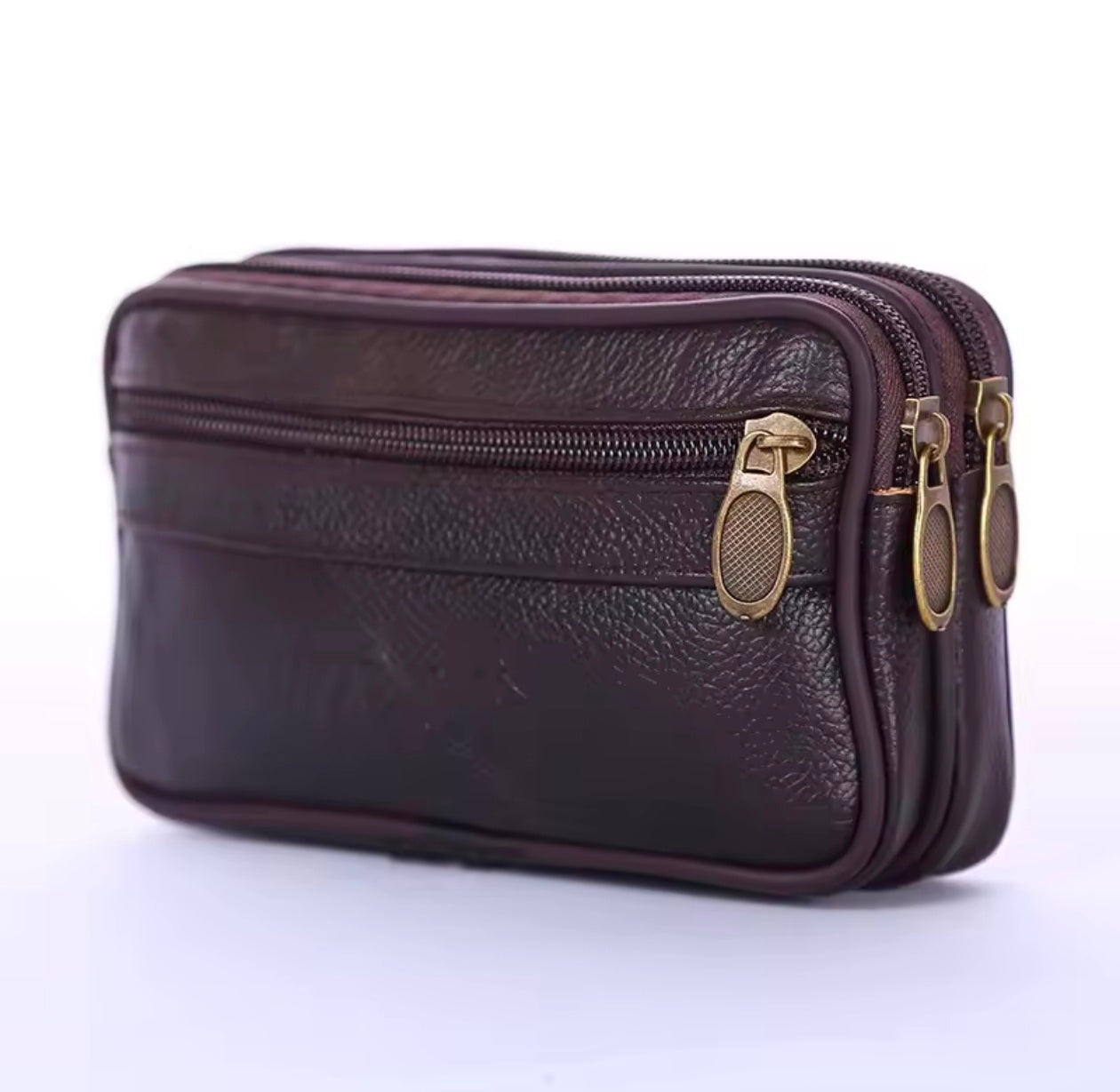Vintage Cowhide Leather Waist Bag