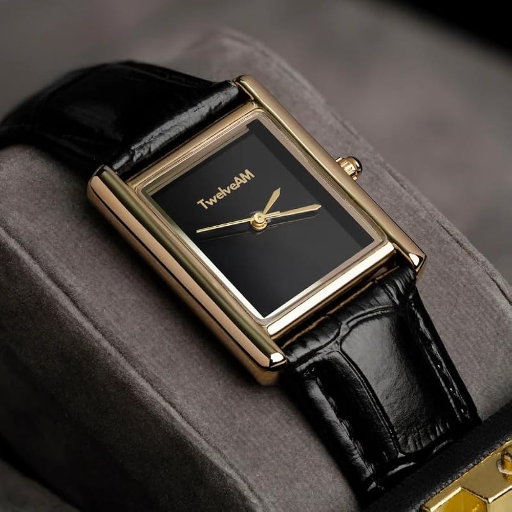 Universal Point Ultra thin Dial Leather Strap Watch