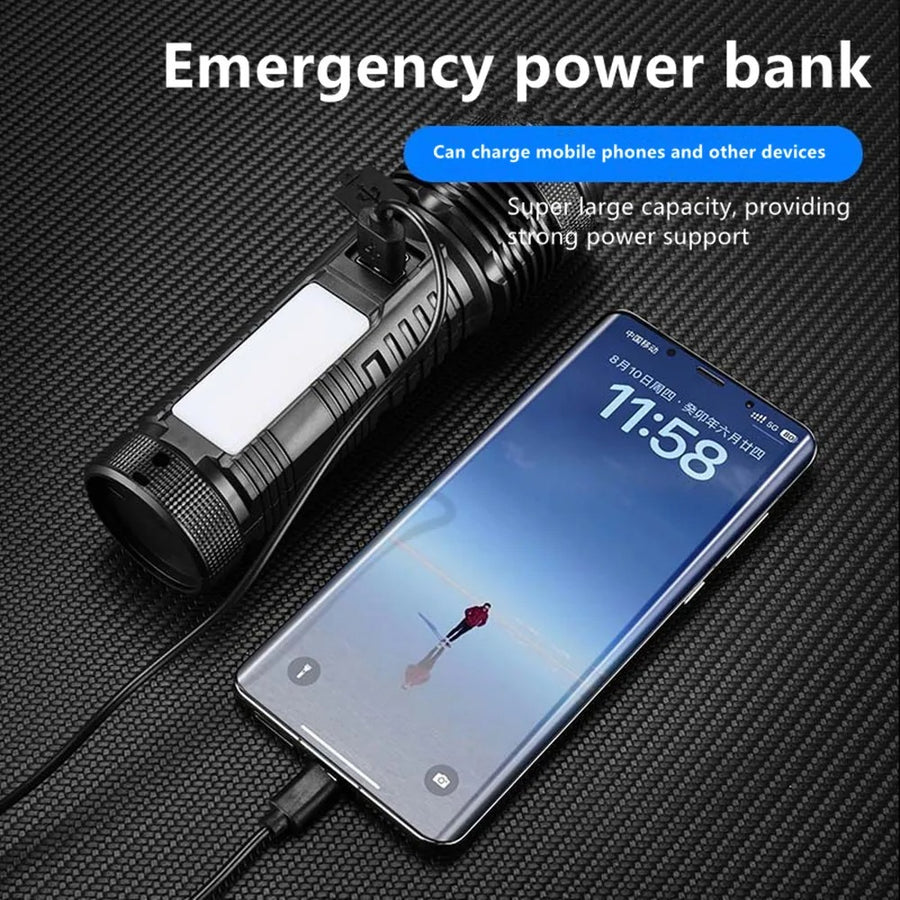 Rechargeable Long Range Search Flash Light