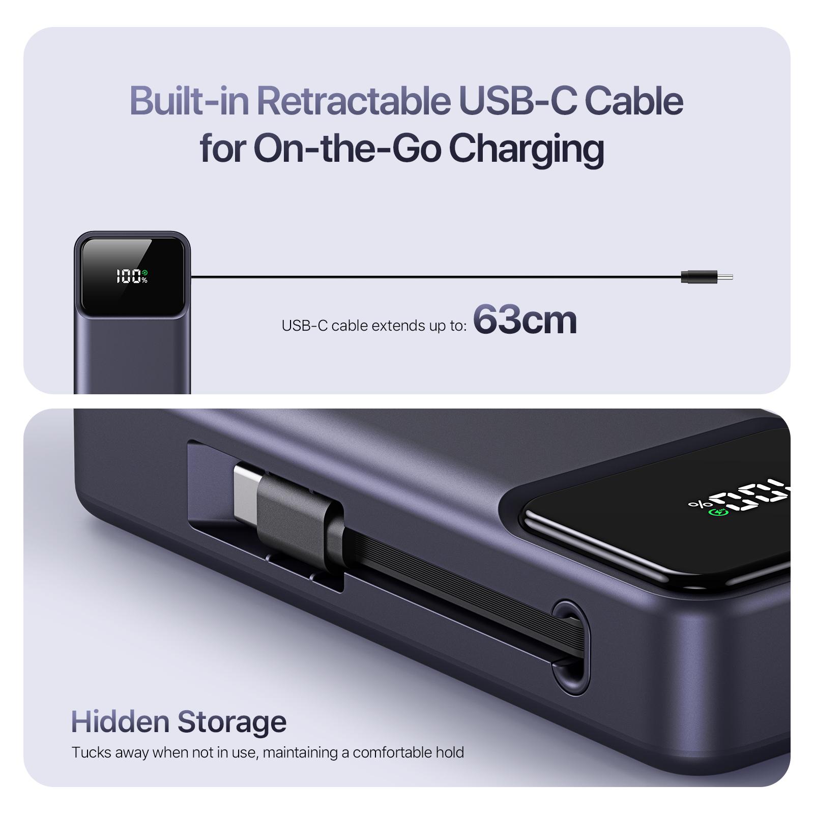 10000mah PD Super Fast 22.5W Fast Charging with Flash Light