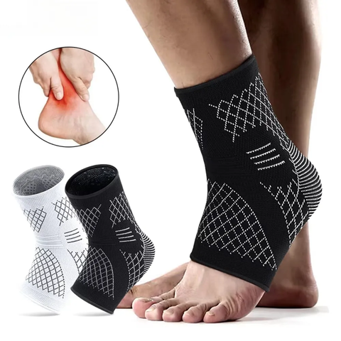 2pcs Arch Support & Ankle Compression Socks