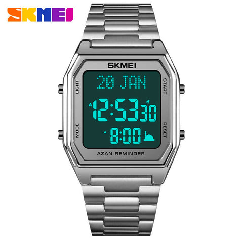 Muslim Azan prayer time Qibla direction watch