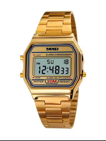 Skmei Top Brand Luxury Stainless Steel  3Bar Waterproof