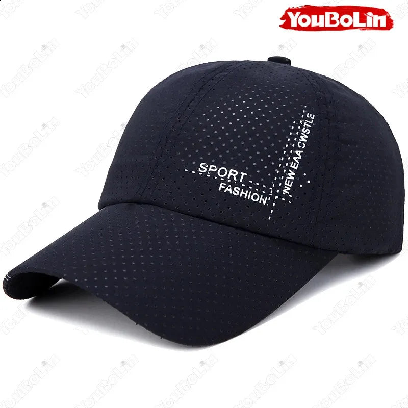 Summer Sports Cap - Breathable Dotted Design