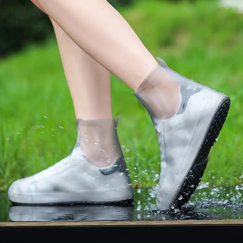 Waterproof Silicone Shoe Cover Rain Boots Cover Nonslip