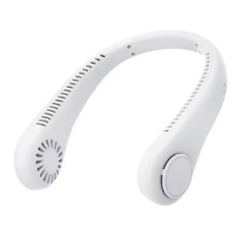 Portable Hanging Neck Fan Rechargeable Air Cooler 3 Speed