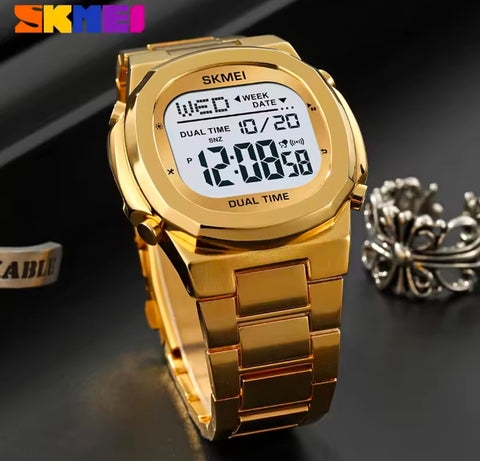 Skmei 2004 Prayer times  Mens Waterproof Electronic Sport Watch