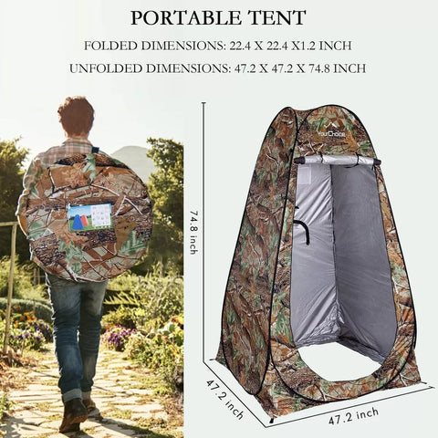 Portable Shower Tent Outdoor Up Camping Toilet Changing Room Cabin