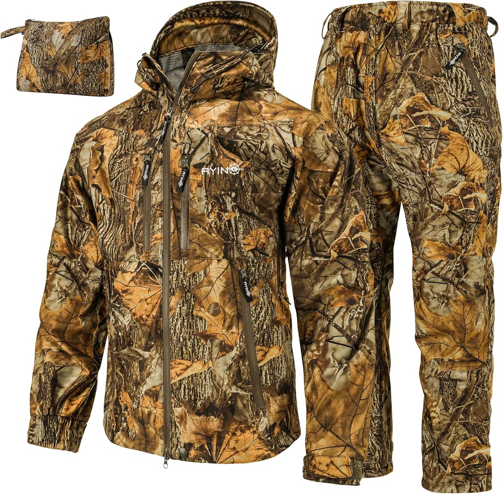 Camouflage Rain Suit Windproof All-Weather Bike rain suit