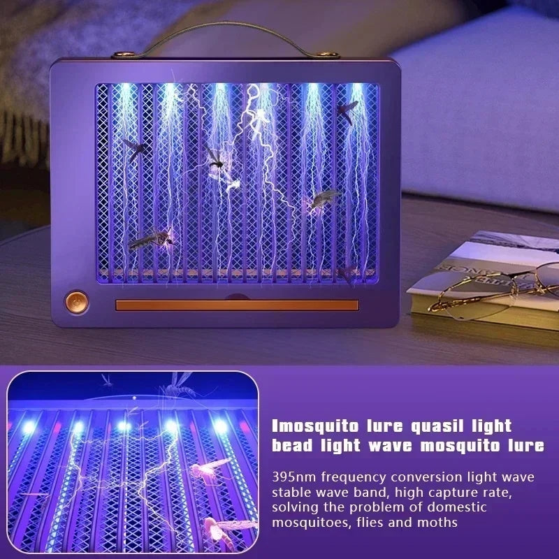 Solar Powered Mosquito Killing Lamp Solar Bug Zappers with Camping Light