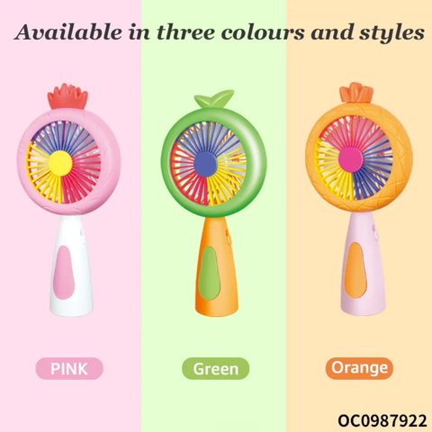 Rechargeable & Portable LED Lighting Mini Fan colorfull fan