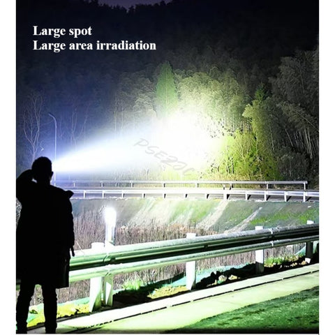 Long Range Strong Search Light lithium batteries Household Use Large Capacity USB Charging XRT