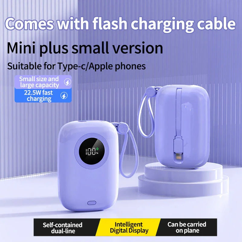 10000mah PD Super Fast 22.5W Fast Charging with Flash Light