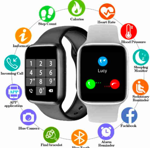 T500 Plus Smart Watch for Call Heart Rate IWO 8 Lite for Android & ISO - T500 Plus