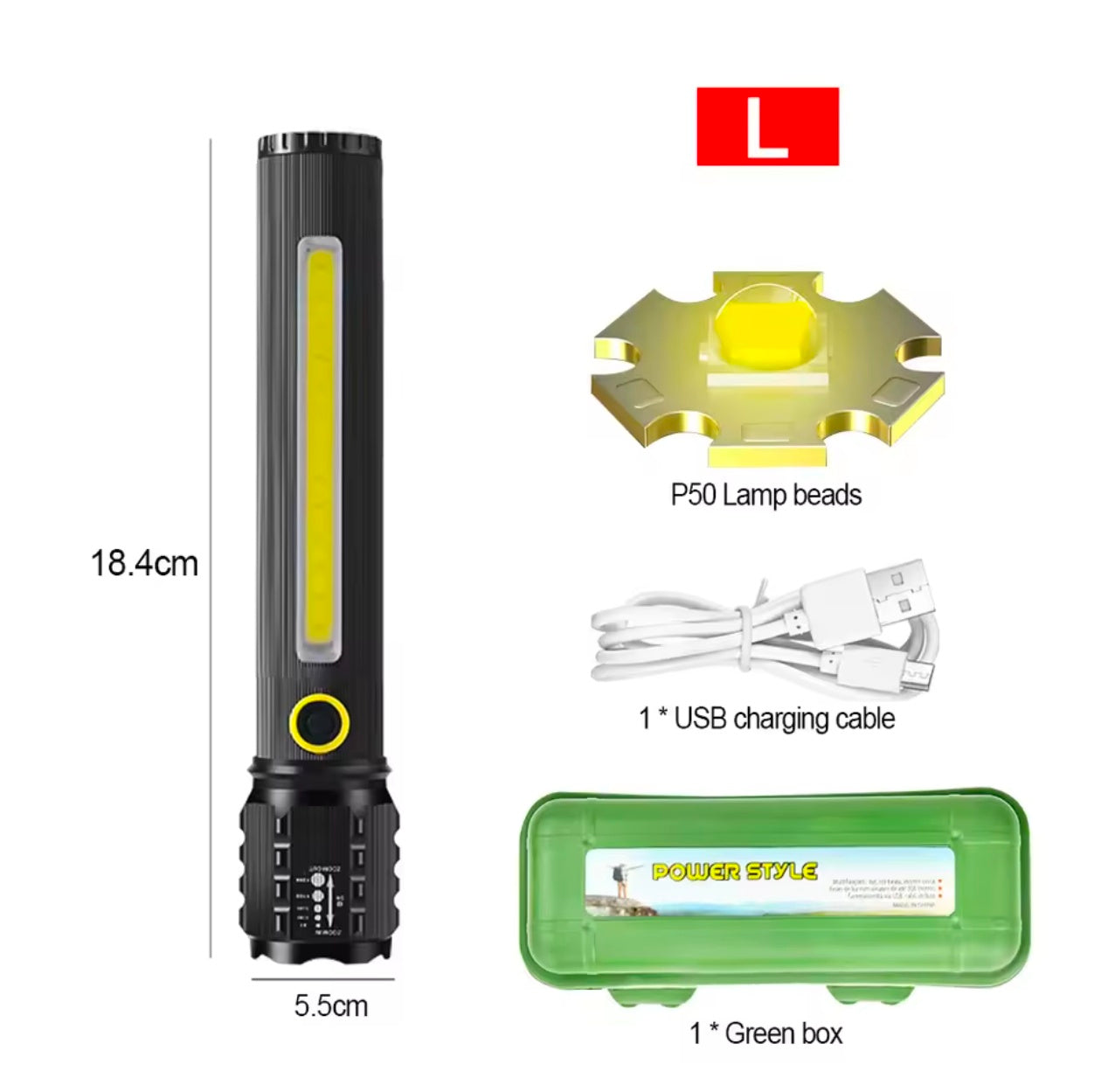 Super Led Tactical Torchlight C71