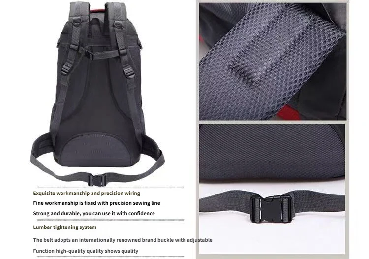 60L hiking backpack Large Capacity  Waterproof bag