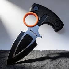Dagger Push Knife Black night