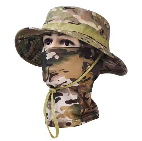 Tactical Balaclava Camouflage hunting Fishing Full Face Mask Cap set