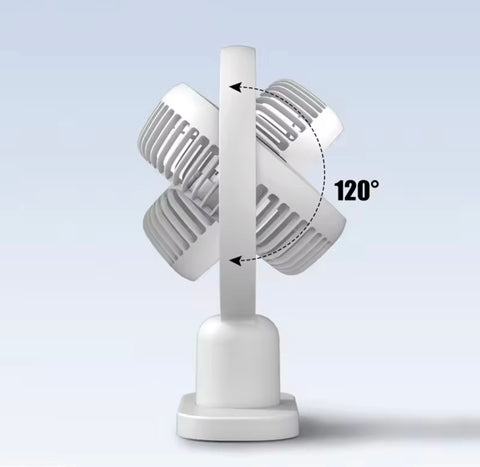 Rechargeable Table Super cooling Fan Desktop with Led Light