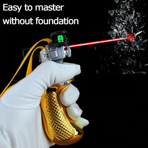 Slingshot With Laser Sight