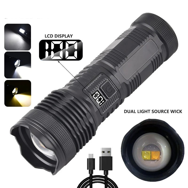 Rechargeable Long Range Search Flash Light