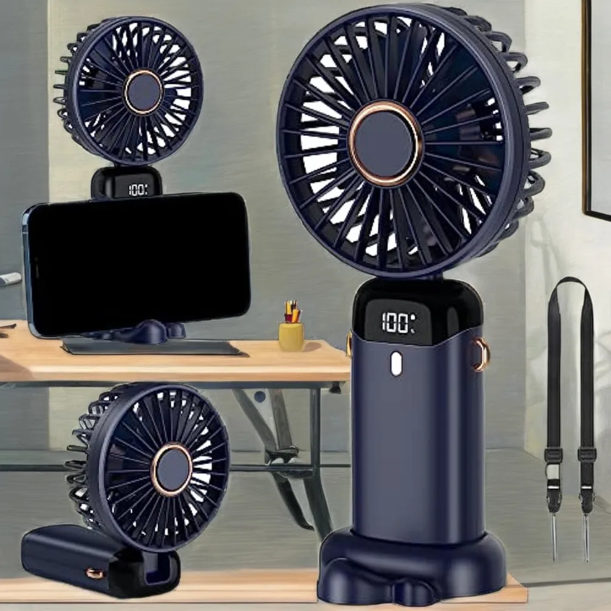 USB Mini Rechargeable Handheld Fan