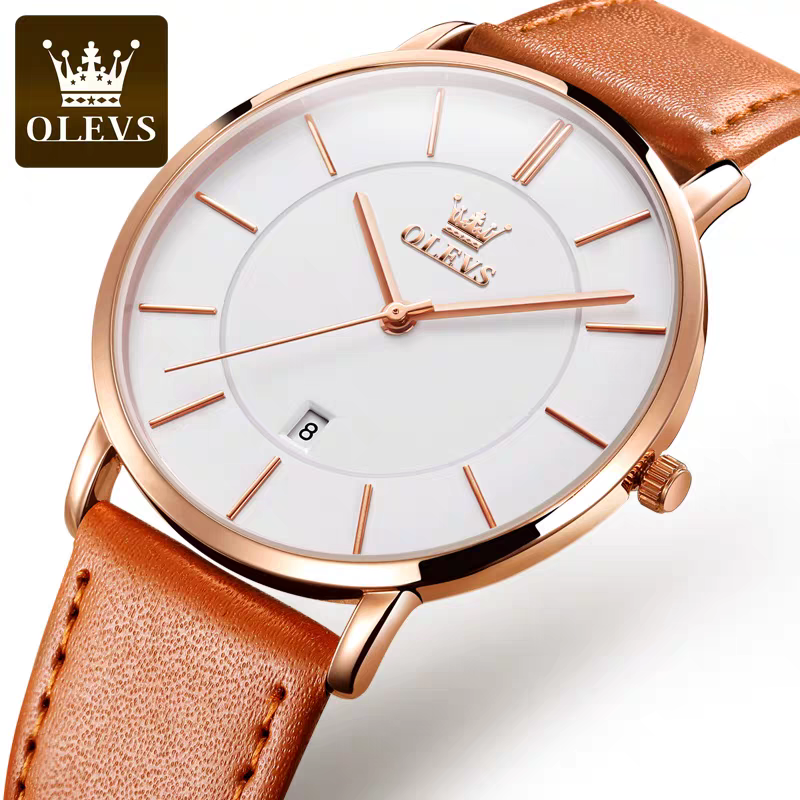 Power Brand Ultra thin Fashion Quartz Watch 30M Waterproof