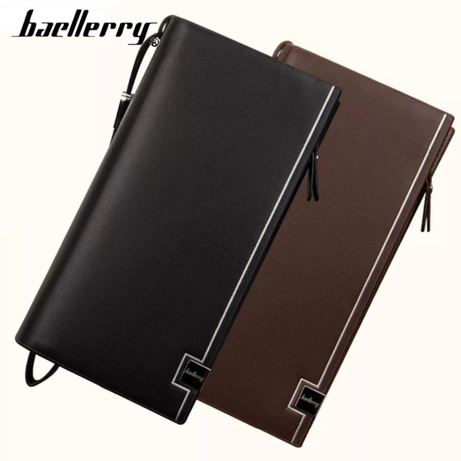 Baellerry Universal Long Wallet Large Capacity Zipper Handbag Card Holder